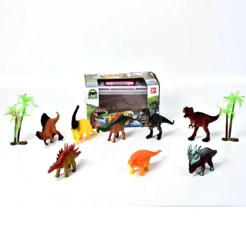 Dinoszaurusz játékszett dinokkal és pálmafákkal Legjobb ár