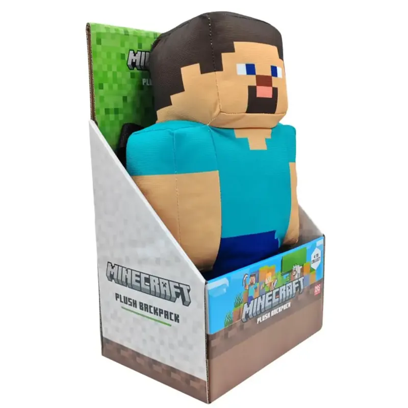Utolsó esély Minecraft plüss hátizsák 30cm-es több változatban