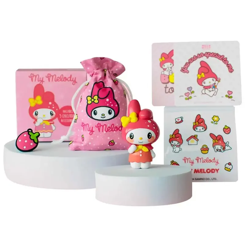 Outlet Hello Kitty My Melody Figura Dobozban kiegészítőkkel 6cm