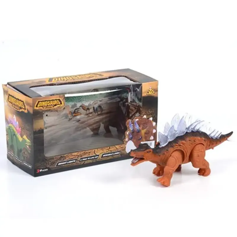 Sztegoszaurusz dinoszaurusz figura fény effektekkel Gyors szállítás