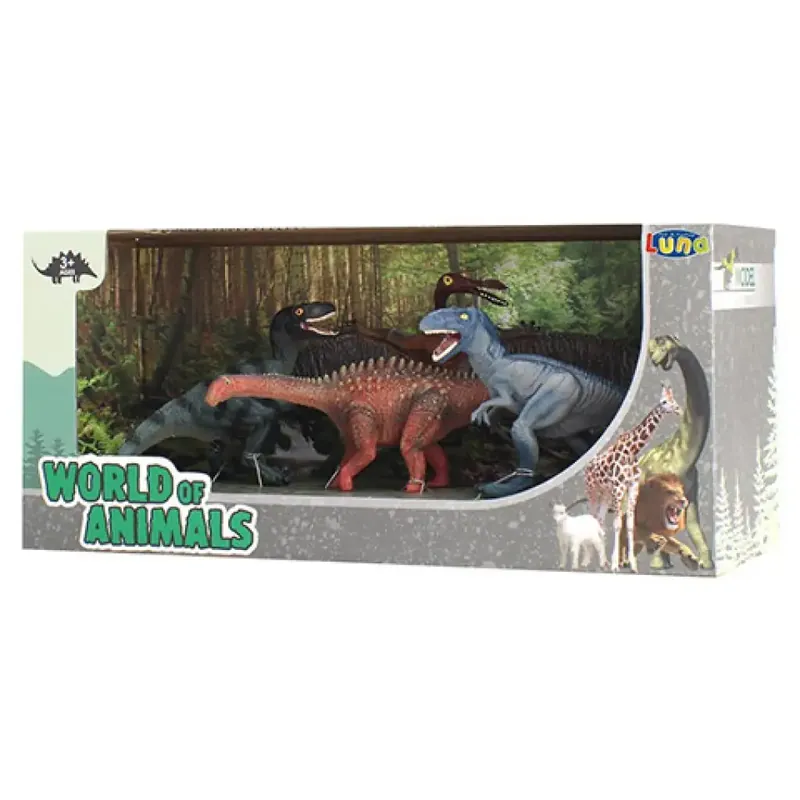 Ne maradj le World Of Animals Dinoszaurusz játékszett 4db-os készlet