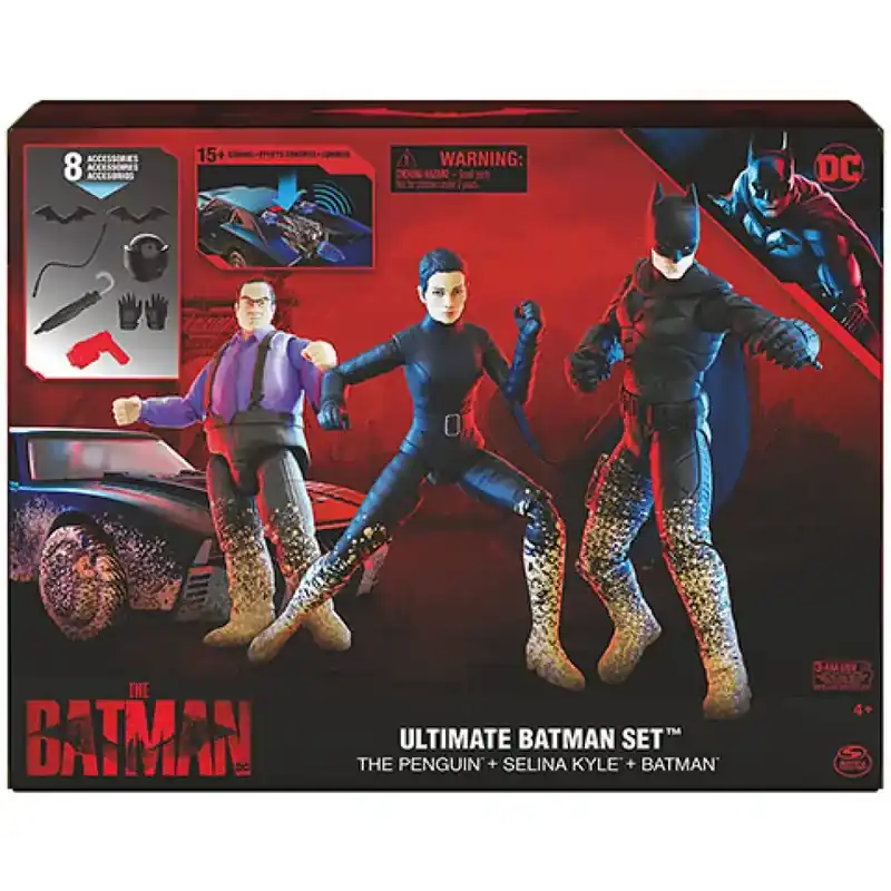 DC Comics The Batman Ultimate játékszett 10cm-es figurákkal - Spin Master Alacsony ár