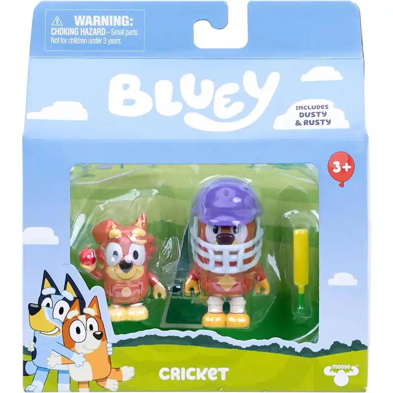 Bluey Dupla figura csomag - Krikett Csak ma