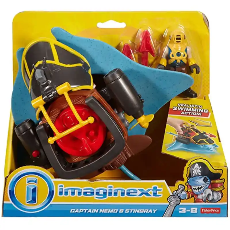 Fisher-Price Imaginext Nemo kapitány és rája kalózos játékszett - Mattel Bestseller