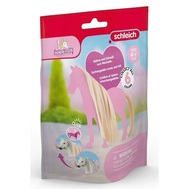 Schleich Horse Club Sofia‘s Beauties - Szőke sörény és farok kiegészítő szett (42650) Kedvezményes ár