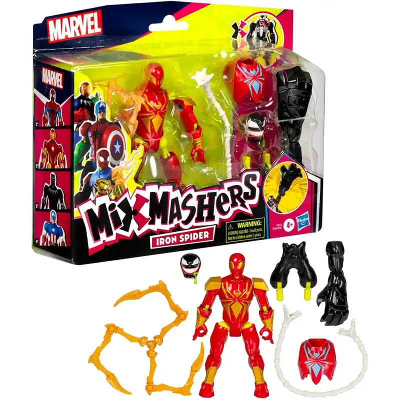 Újdonság Marvel Mix Mashers Vas pókember figura kiegészítőkkel - Hasbro