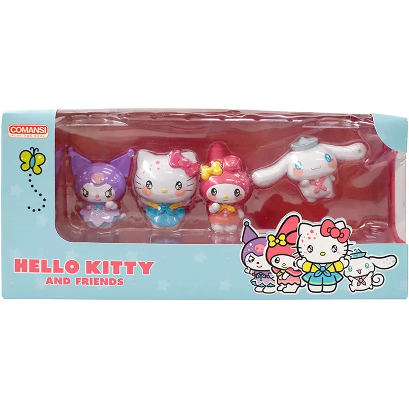 Gyors kiszállítás Hello Kitty és barátai 4db-os figurakészlet - Comansi