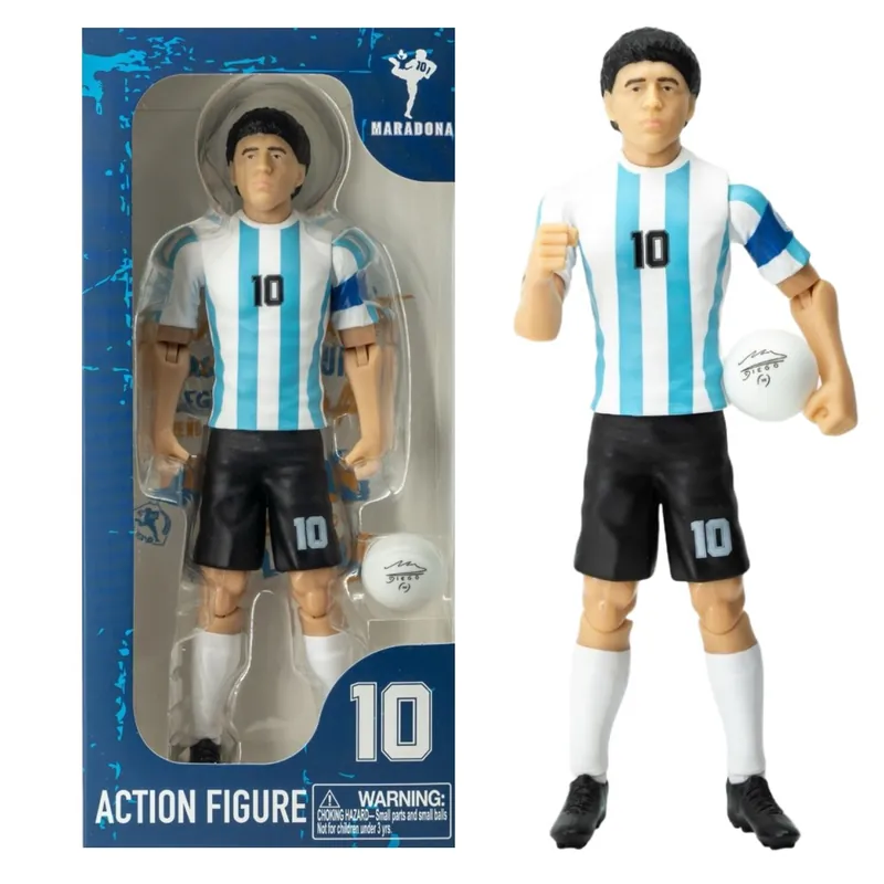 Focista akciófigura, 20cm - Argentina Maradona 10-es mezben Rendeld meg most