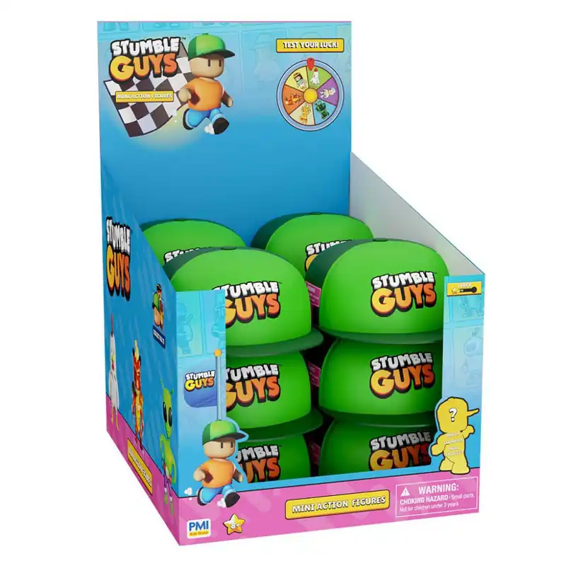 Expressz kézbesítés Stumble Guys meglepetés figurák sapkában 1db