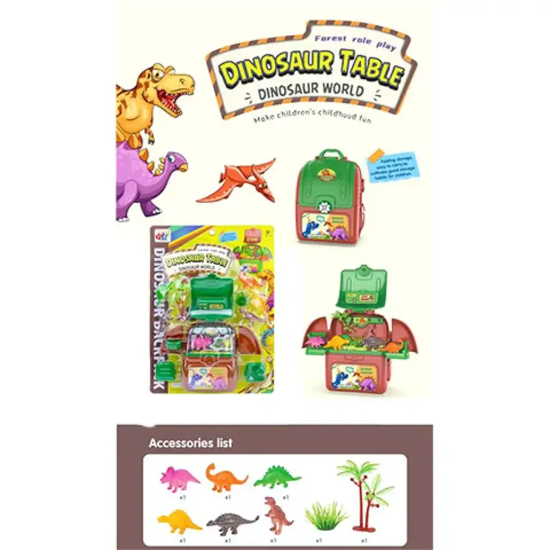 Hordozható dinós játszóasztal Újdonság
