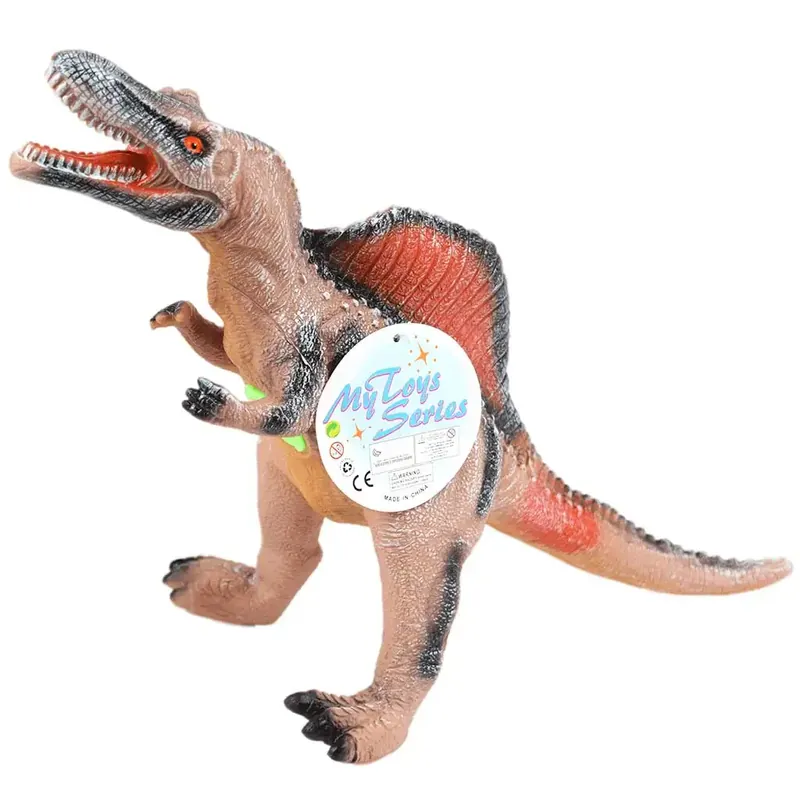 Exkluzív ajánlat Dino World Vinyl anyagú hangot adó Spinosaurus dinoszaurusz figura pamut töltéssel 35cm