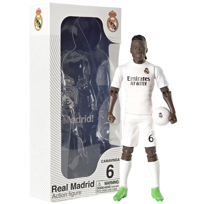Focista akciófigura, 20 cm - Real Madrid, Camavinga 6-os mezben Expressz szállítás