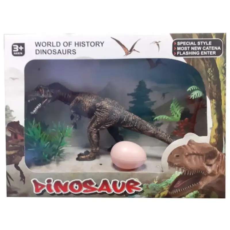 Korlátozott ajánlat Tyrannoszaurusz Rex dinoszaurusz figura tojással és növényekkel