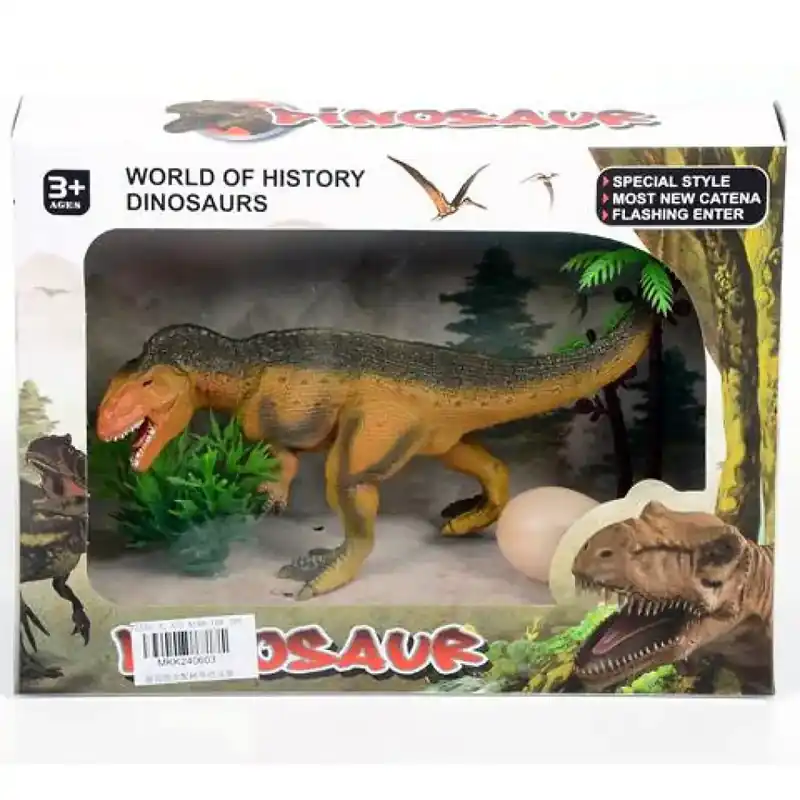 Allosaurus figura tojással és növényekkel Rendeld meg most