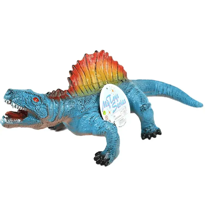 Alacsony ár Dino World Vinyl anyagú hangot adó Canthosaurus dinoszaurusz figura pamut töltéssel 35cm