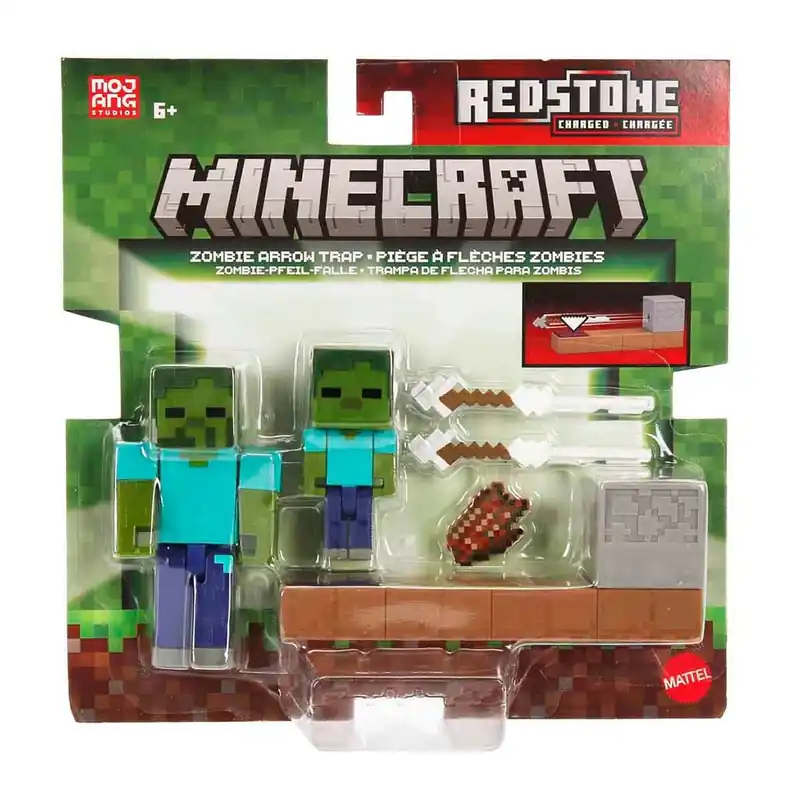 Minecraft Zombie Arrow Trap akciófigura - Mattel Exkluzív ajánlat