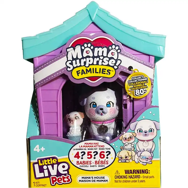 Olcsóbb Little Live Pets Mama Surprise Pug család