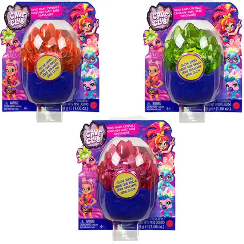 Cave Club Meglepetés őslények ragyogó kristály tojásban többféle változatban - Mattel Vásárlói kedvenc