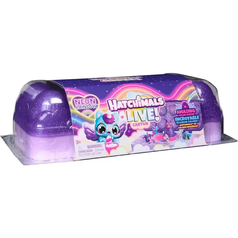 Hatchimals Alive! Neon Rainbow Tojástartó - Spin Master Népszerű