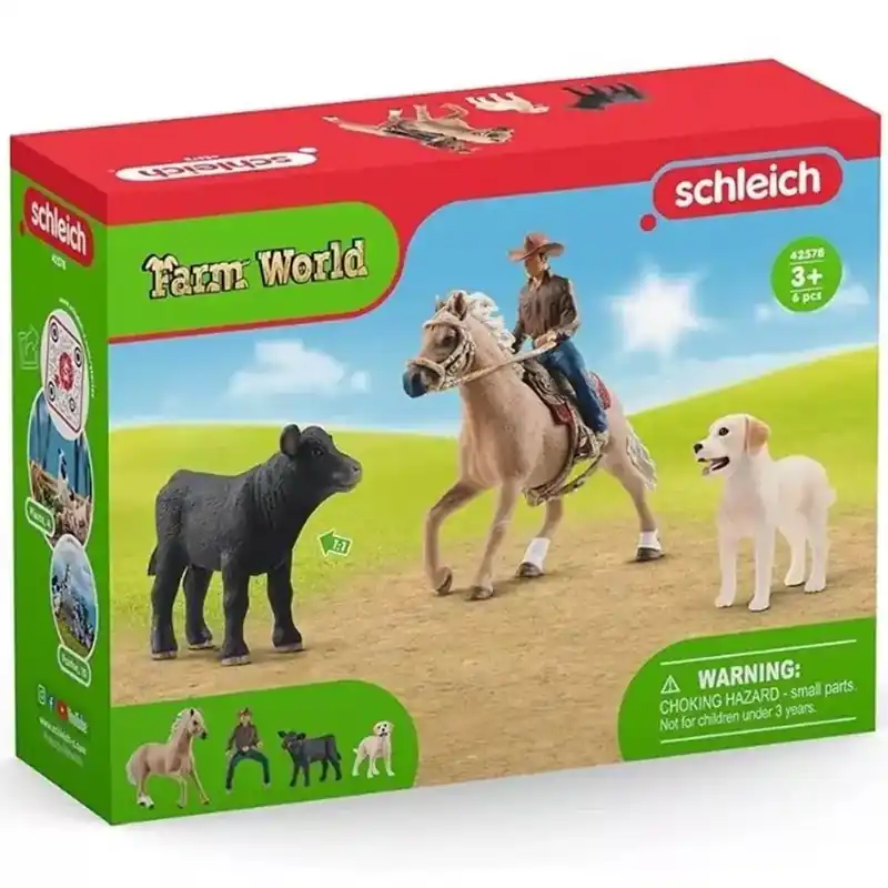 Bestseller Schleich Farm World - Western lovaglás játékszett (42578)