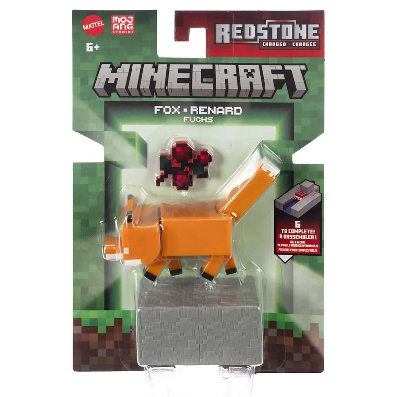 Minecraft Róka karakter játékfigura kiegészítőkkel - Mattel Gyors kiszállítás