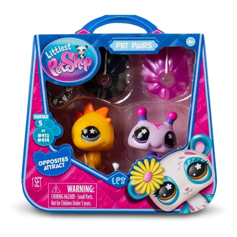 Legjobb ár Littlest Pet Shop Dupla kisállat figura csomag S5 - Méhecske és Leguán