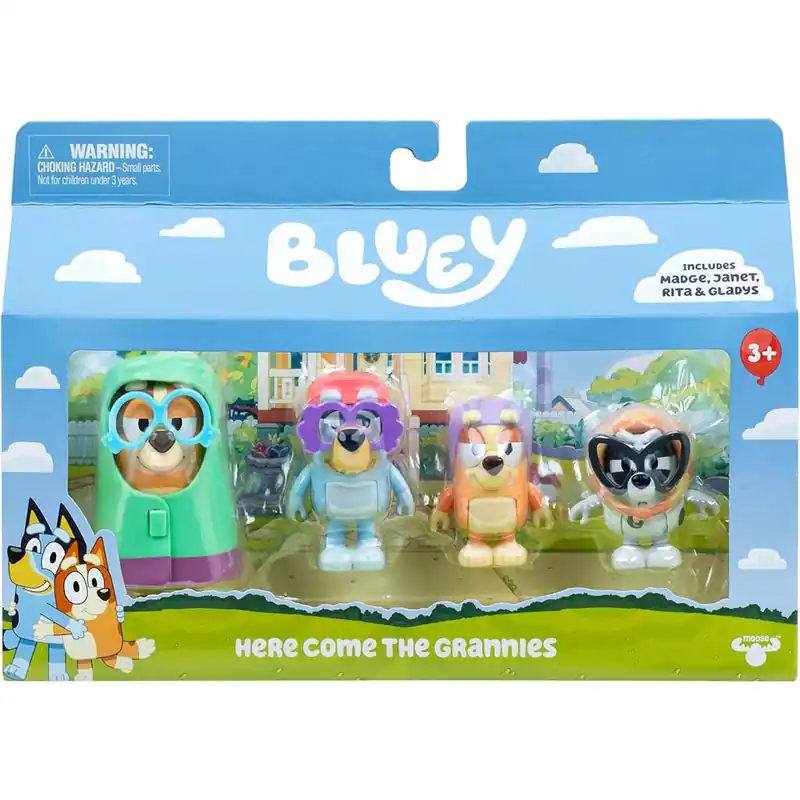 Bluey Nagymamák 4db-os játékszett Árcsökkenés