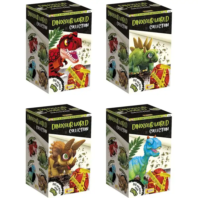 Bestseller I‘m Genius Dinosaur World gyűjthető meglepetés dinók tojásban - Lisciani