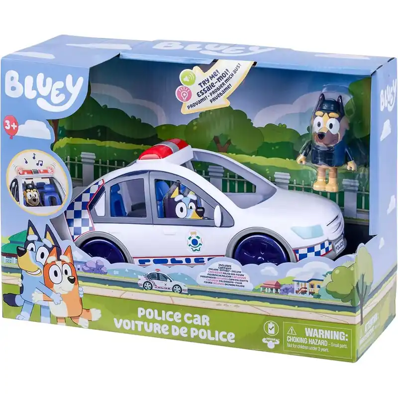 Árcsökkenés Bluey Rendőrautós játékszett figurával