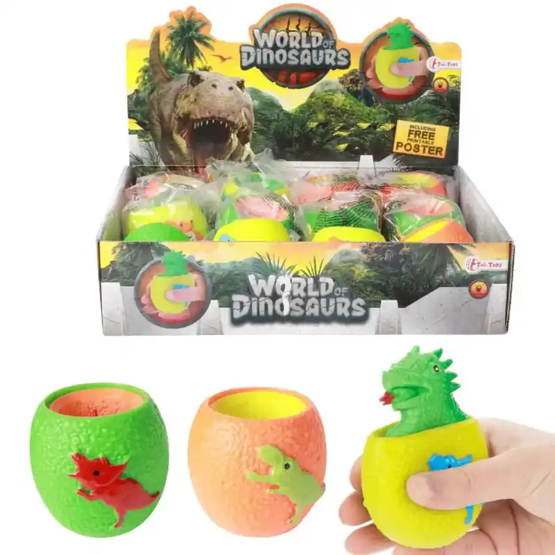 World of Dinosaurs Pop-Out nyomkodható dinoszauruszos játék Azonnali szállítás