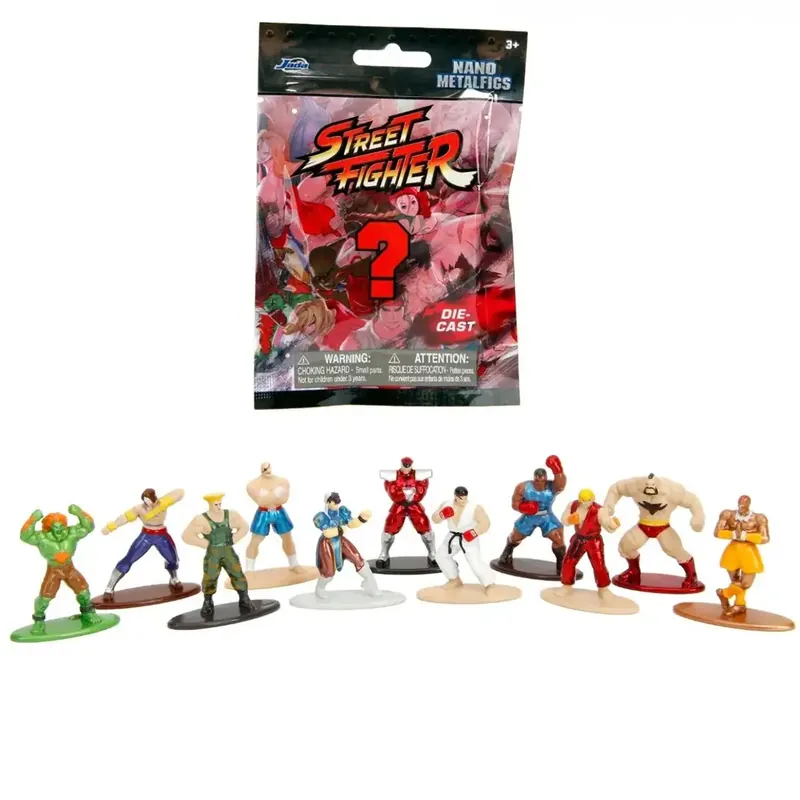 Utolsó esély Street Fighter meglepetés nano metálfigurák 1db - Simba Toys