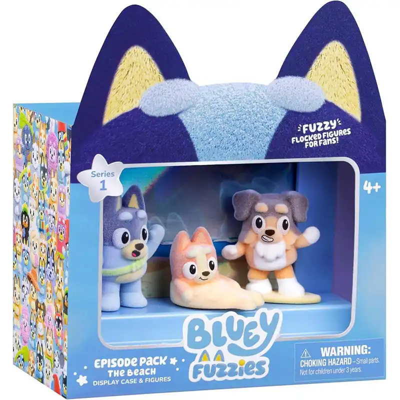 Olcsóbb Bluey Fuzzies Epizód 3db-os szett - A strand