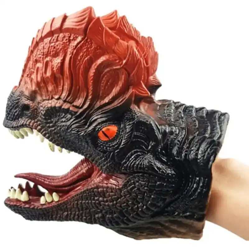 Akció Dilophosaurus dinoszaurusz kézbáb