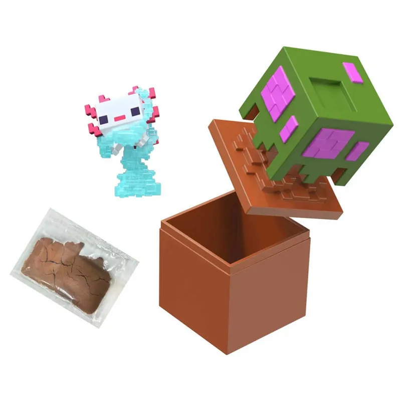 Minecraft Reveal minifigura tárolóban - Tölgyfa - Mattel Expressz kézbesítés