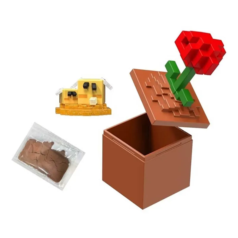 Minecraft Reveal minifigura tárolóban - Pipacs - Mattel Rendeld meg most