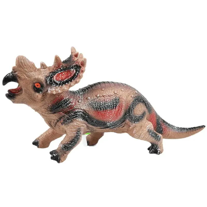 Dino World Vinyl anyagú hangot adó Styracosaurus dinoszaurusz figura pamut töltéssel 35cm Nézd meg most