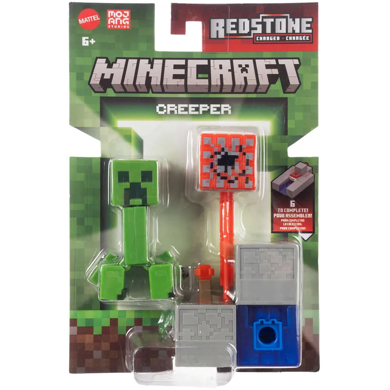 Minecraft Creeper figura TNT kilövő kiegészítővel - Mattel Biztonságos fizetés