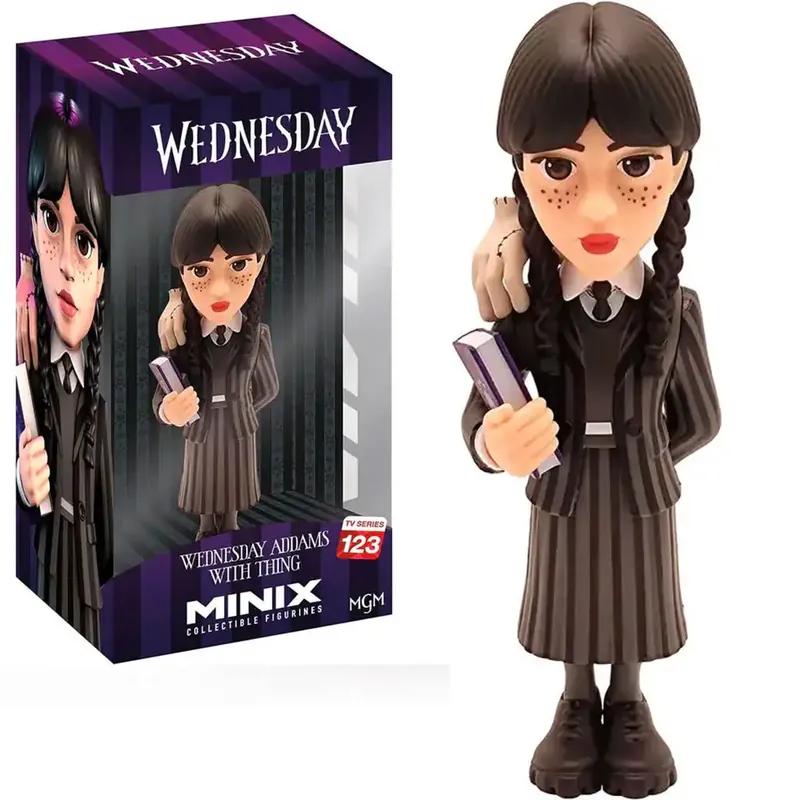 Nézd meg most MINIX - Wednesday Adams izével prémium karakter figura 12cm