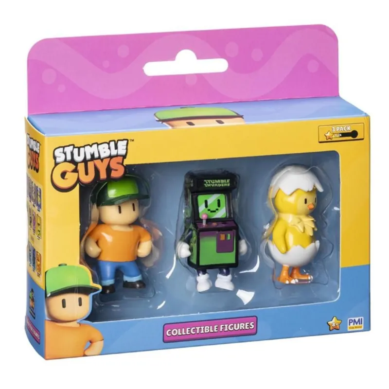 Stumble Guys 3db-os figura szett több változatban 2. sorozat Kedvezmény
