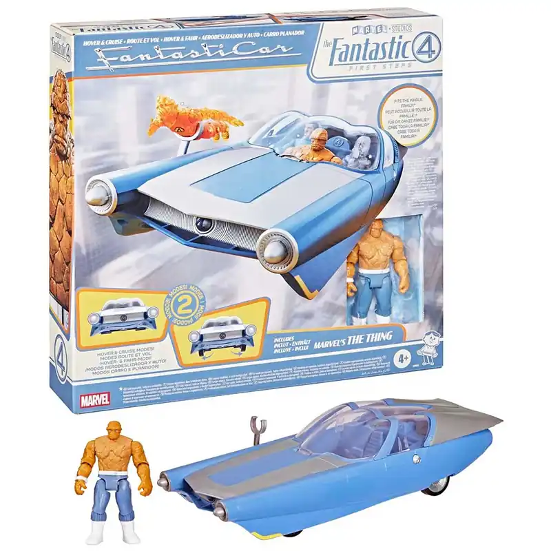 Exkluzív ajánlat Marvel A Fantasztikus 4-es Epic World of Action Lebegő és cirkáló Fantasticar - Hasbro