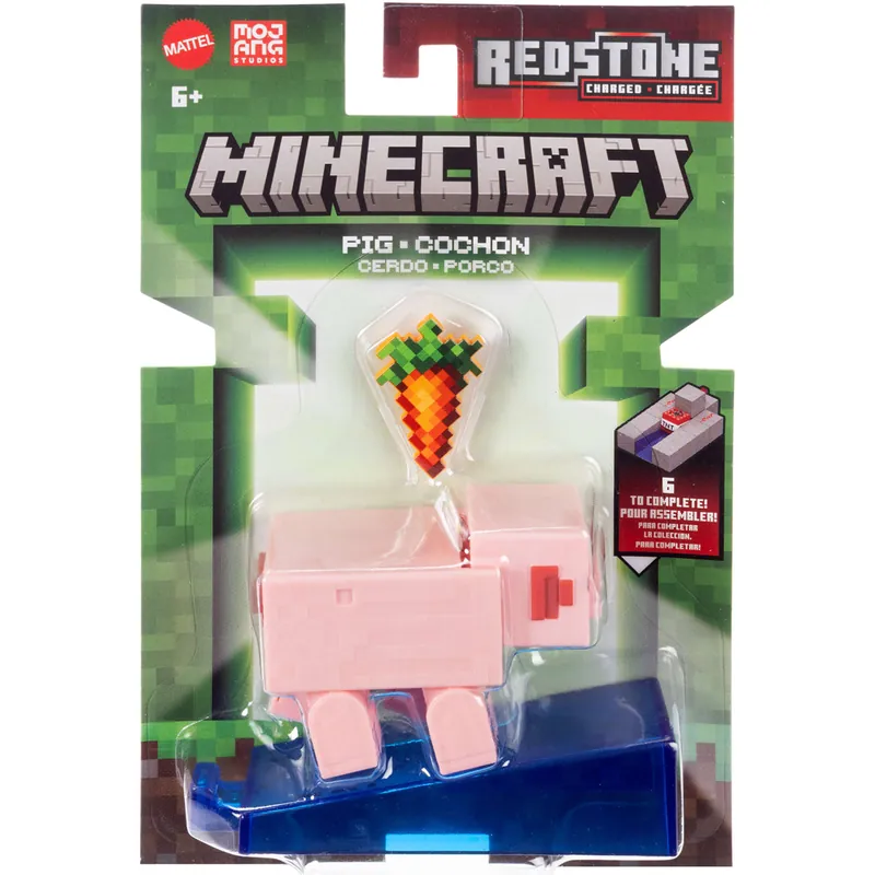 Minecraft Malac figura kiegészítőkkel - Mattel Azonnali szállítás