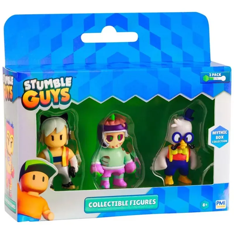 Szuper akció Stumble Guys 3db-os mini figura csomag többféle változatban 3. sorozat 1db