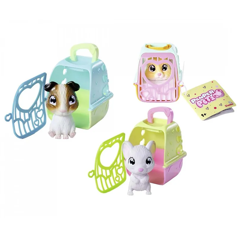 Szezonális akció Pamper Petz Mini rágcsálók hordozóval - Simba Toys