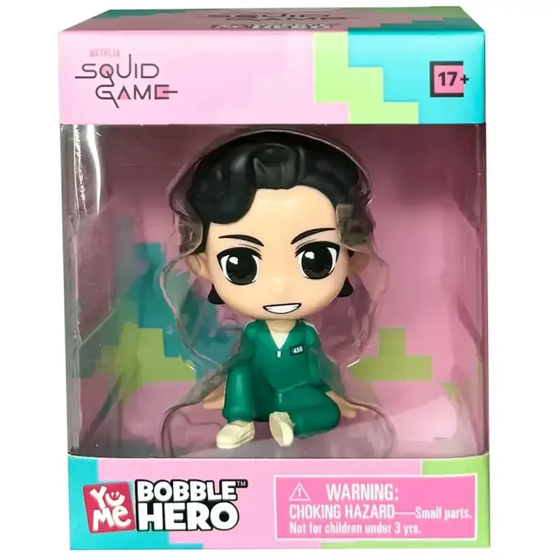 Biztonságos fizetés Squid Game Bobble Hero Seong Gi-Hun figura 7 cm