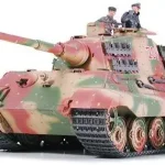 Prémium Tamiya German King Tiger - Ardennes Front katonai jármű makett