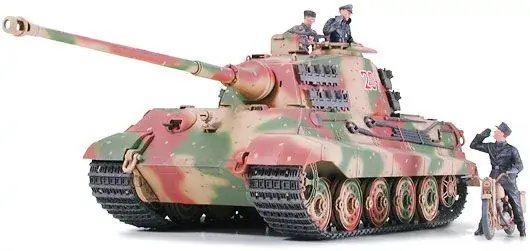 Prémium Tamiya German King Tiger - Ardennes Front katonai jármű makett