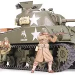 Tamiya U.S. M4A3 Sherman 75mm Gun harcjármű makett Ajánlat