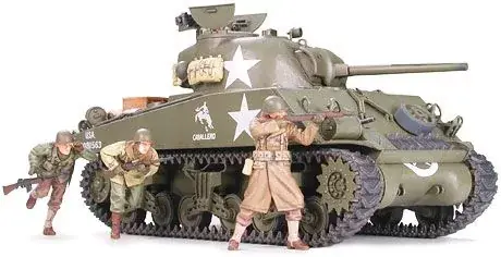 Tamiya U.S. M4A3 Sherman 75mm Gun harcjármű makett Ajánlat