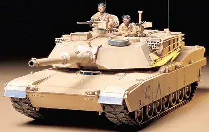 Expressz kézbesítés Tamiya US ABRAMS M1A1 harcjármű makett