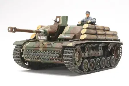 Tamiya Sturmgeschutz III Ausf.G harcjármű makett Szuper akció